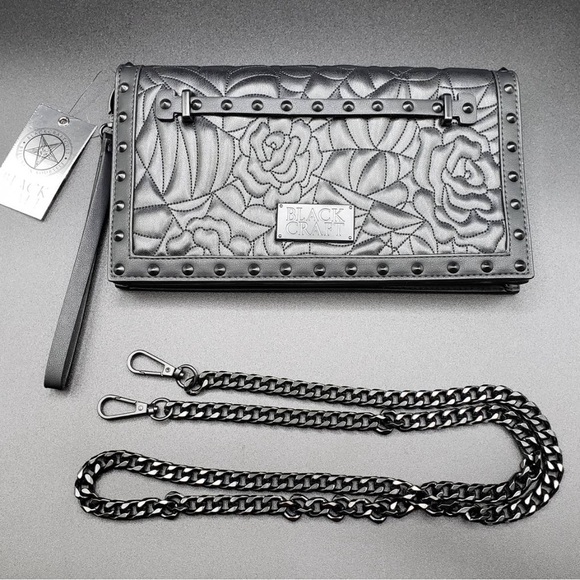 BlackCraft Cult Charlotte Spider Web Quilt Clutch - Picture 5 of 7